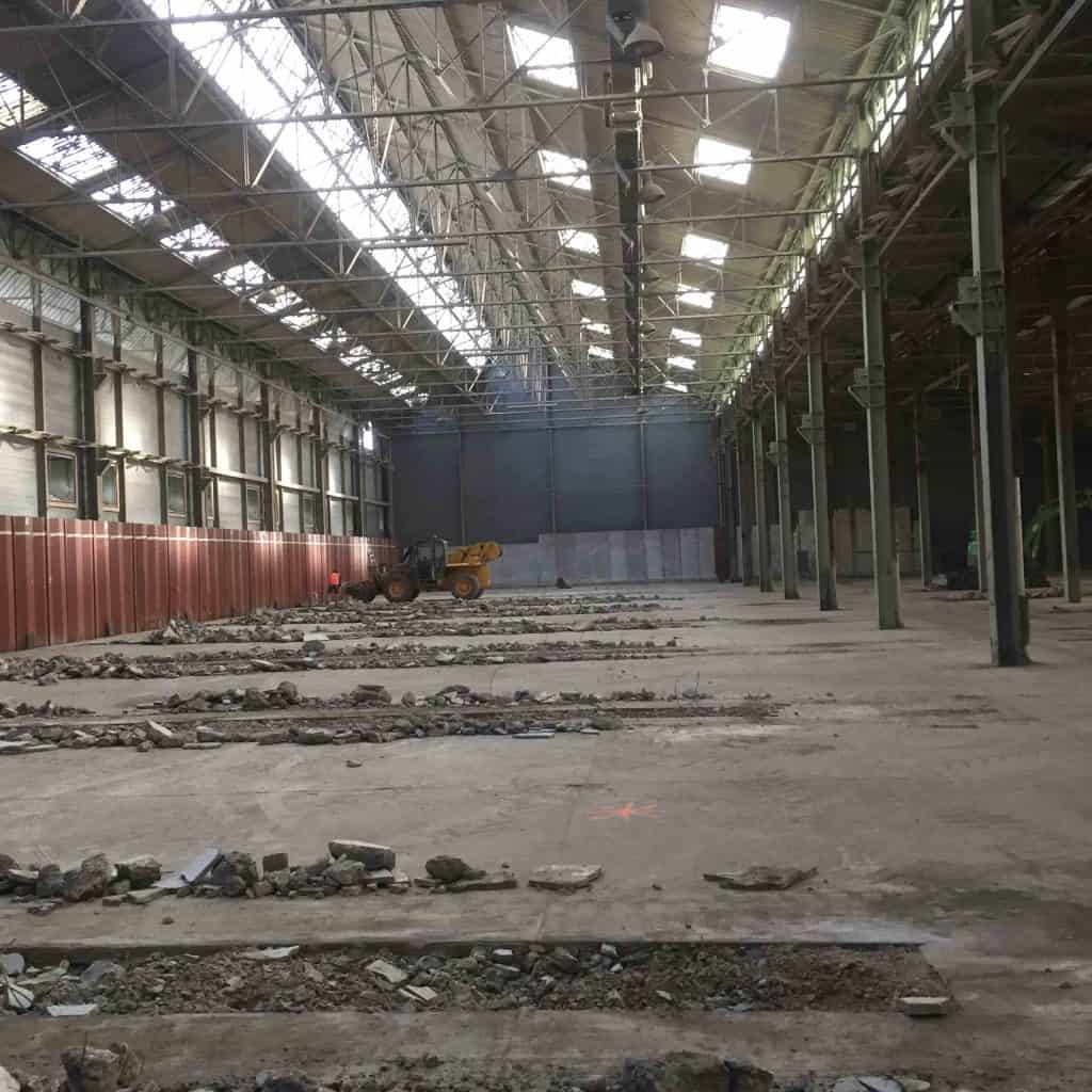 FloorVent Underfloor Grain Cooling System installation in existing grain store