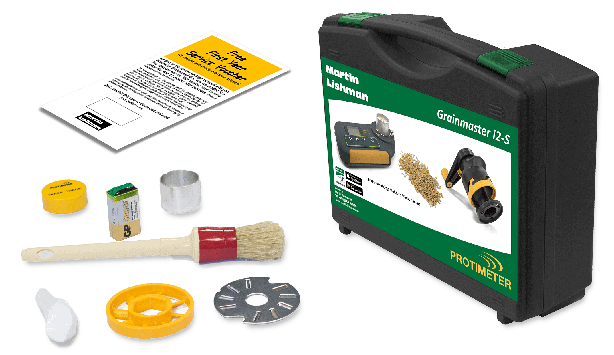 The Protimeter grainmaster i2-s comes with a complete servicing kit