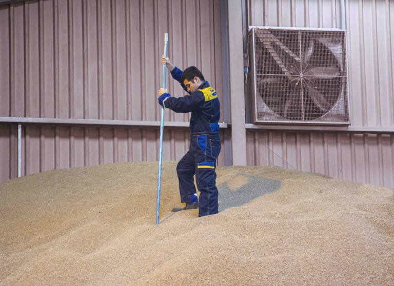 Martin Lishman sampling spears make are a helpful tool for pulling grain samples from storage at different depths for analysis