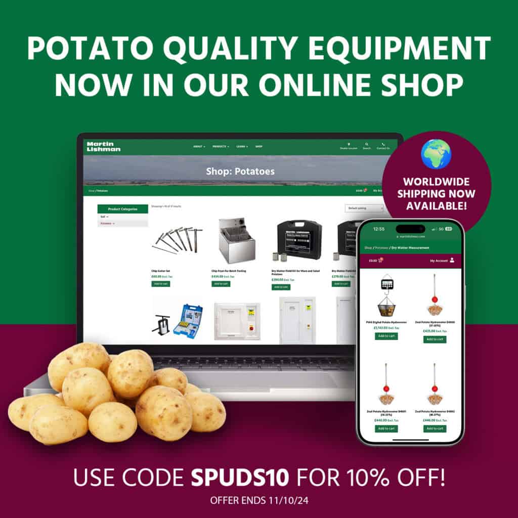 Potato Quality Equipment now in the Martin Lishman online shop