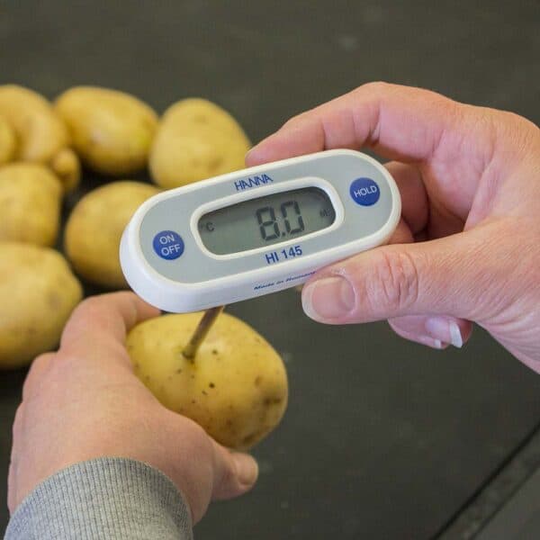 High accuracy t bar thermometer in potatoes