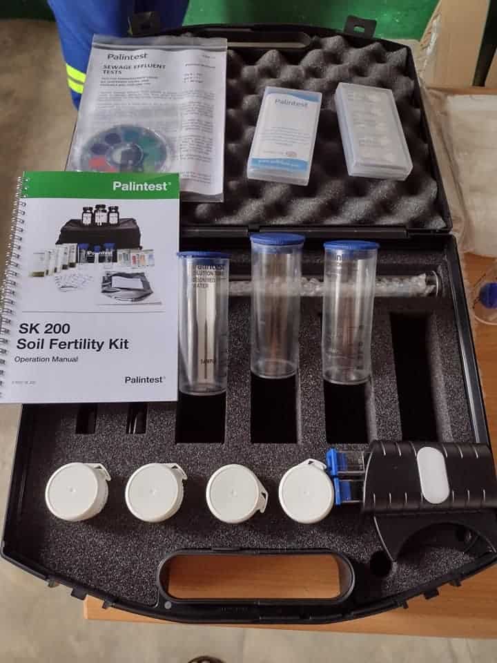 The SK200 soil test kit in the classroom